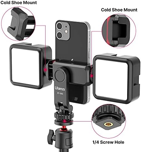 ULANZI Telefone Tripod Mount ST-06S+ Selfie Mirror Kit para smartphone