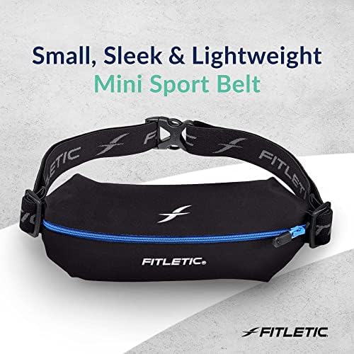 Fitletic Active Lifestyle Fanny Pack & Mini Sports Running Belt for Men & Women - Lightweight, Low Profile e Design