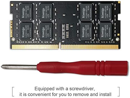 Kimtigo DDR4 Laptop DRAM de 16 GB 2666MHz CL19 1.2V Notebook Ram não-ECC Unbured Rank 260 Pin PC Memory Memory Upgrade
