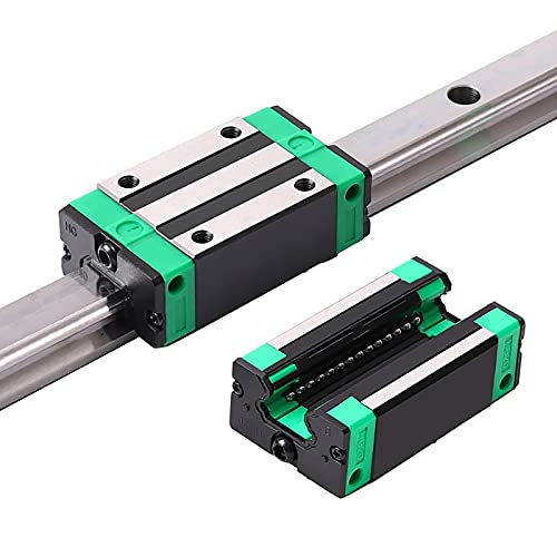 Mssoomm 15mm hgh15 kit de trilho linear quadrado CNC 4pcs hgh15-29,13 polegada / 740mm +8pcs hgh15 - Ca quadrado rolamento slider slider Block linear moviment rank set para impressora 3d e projeto de diy Projeto