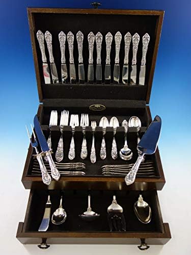 Richelieu da International Sterling Silver Fileware Service para 12 Conjunto 92 PCs