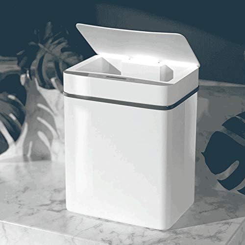 WXXGY Lixo inteligente pode sensor automático de pó de poeira smart sensor lixo de lixo elétrico lixo lixo para o banheiro de cozinha lixo/c