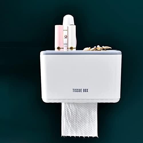 Suporte de papel higiênico - suporte de papel à prova d'água montado na parede, suporte de papel de banheiro, dispensador