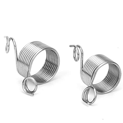 Guia de fios Tornnitch thimble, 2 peças 2 tamanho de aço inoxidável de aço inoxidado Taileiro Tathble Ring to Knitting Crafts Acessórios Ferramenta