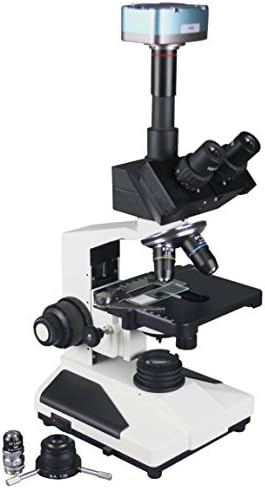 Radical Live Blood Analysis 2500x poderoso microscópio Medical Darkfield LED com câmera USB 3mpix e backup de bateria