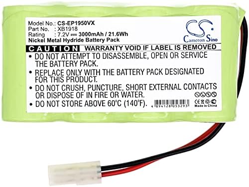 Jiajieshi Substituição Bateria de ajuste para Euro Pro Apl1172m, UE-36120, Shark V1917, Shark V1950, Shark VX3, Shark XB1918 XB1918
