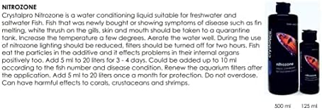 CrystalPro-nitrozona Aditivo de água líquida para derretimento da barbatana, sapinho branco nas brânquias, pele e boca para água