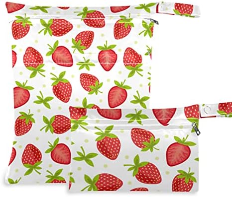 ZZXXB STRAWBERRY FRUCHA BAGO MEITO DE BACO MOLOS DE PERMAGEM DE FRÉDIA RECULÍVEL DO SACO MOLHO DO MOLHO com bolso com zíper para