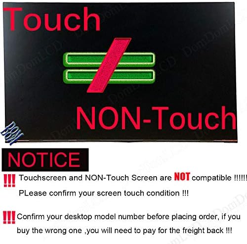 Para HP P/N 923632-001 Substituição compatível com o painel de montagem de tela de toque LCD 23,8 FHD