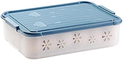 Jahh Storage Box empilhável ovo divisor de refrigerador de alimentos para lares domésticos