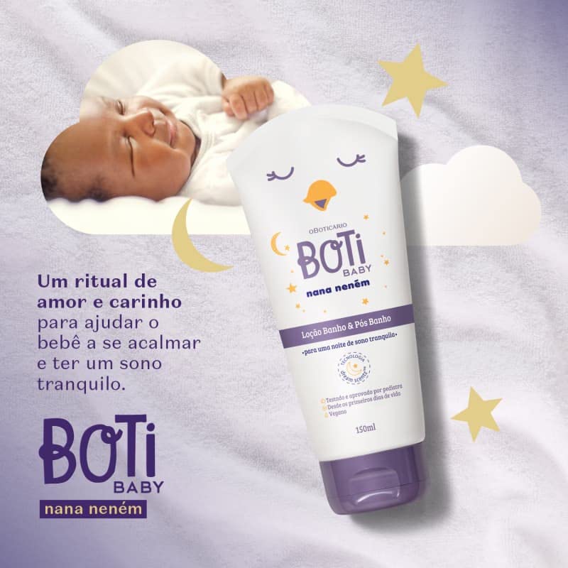 BOTICARIO - LINHA BOTI BEBÊ - LOCAO DE BANHO E POS BANHO 150 ML - Coleção - Loção de Banho Post 5 FL OZ)