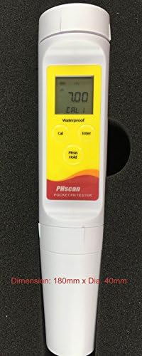 Azzota WPPH -30 Tipo de caneta à prova d'água Medidor de pH com estojo de transporte e padrão, faixa de pH: -1,00 ~ 15,00ph