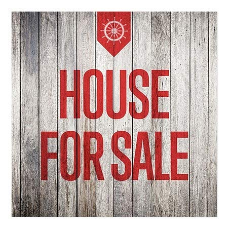 CGSignLab | Janela House for Sale -natical Wood se apega | 8 x8