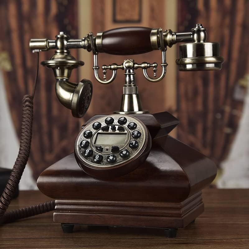 Counicball Rotary Dial Telefone Classic Desk Telefone Offici