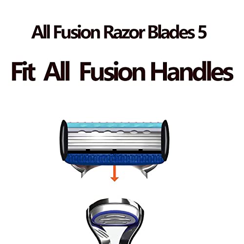 Lâminas de barbear de fusão, reabastecimento, fusão 5 lâminas reabastecem 20 peças ， lâminas de barbear fusão 5