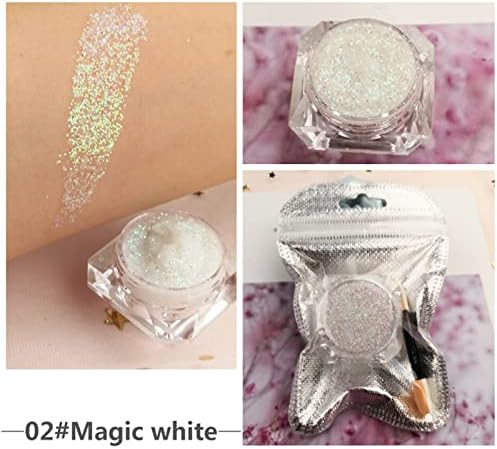 Ultra Beauty Makeup Set Cream Ins Gel Beleza Glitter Glitter Mermaid Powor Corporar Shadow Ponto de lantejoula olho de