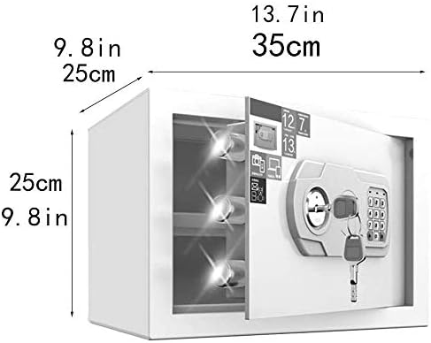 YGQZM grande cofre eletrônico digital, bloqueio de imitação de segurança para joalheria e segurança