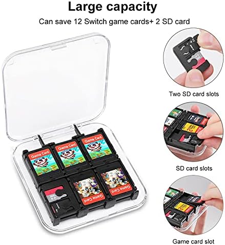 Eu amo a caixa de organizador de proteção de armazenamento de cartas de jogo de basquete para nintendo interruptor