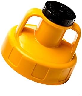 Sistemas de defesa fluida | Kit mestre de tambor de óleo de 3 litros com tampa de bico vermelha e tampa de utilidade amarela