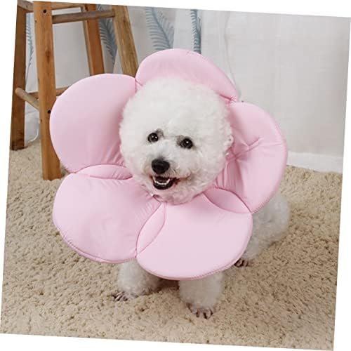 IPETBOOM Puppy Whelping Collars Colar Pomentment Pink cônico