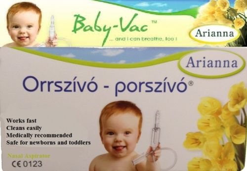 ARIANNA BABY VAC VACA ASPIRADOR nasal de vácuo infantil
