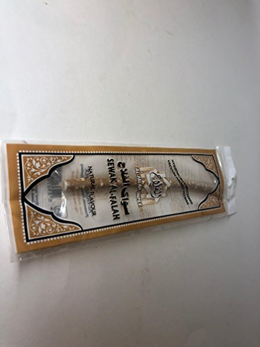Miswak Stick - Sewak al -Falah - Higienicamente processado e aspirado embalado - 1 stick por al -Falah Impex
