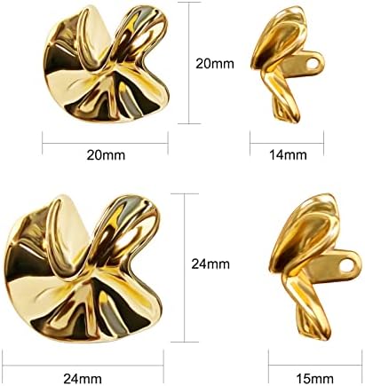 Sjutouci 10pcs Botões de costura de forma exclusivos para uniformes/vestidos/trajes/blazer, botões de metal de ouro eletroplatados