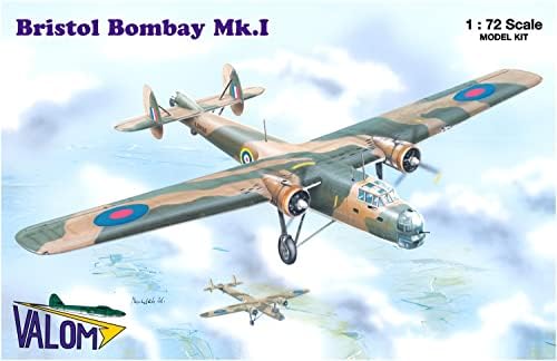 Barom CV72056 1/72 British Air Force Bristol Bombay Mk.1 Modelo de plástico de bombardeiro de tiro duplo