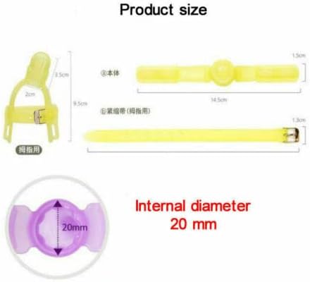 Silicone Thumb sucking Stop Deding Guard para crianças menores de 5 anos