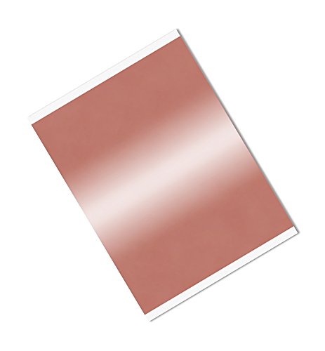 Fita de folha de cobre com tapeca com adesivo acrílico, convertido de 3m 1125, 36 jardas de comprimento, 0,438 de largura,