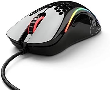 Modelo Glorioso D- Mouse de jogos, preto brilhante