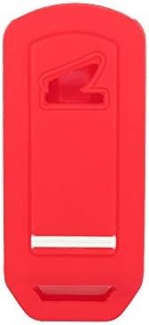 Segaden Silicone Cover Protetor Caso Sket On Sket Jacket Compatível com Honda 2 Button Chave remoto FOB CV2213 RED