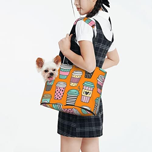 Transportadora de pet de pet de pet-face de face macio de pet-latte-latte-nice portátil portátil cão/gato bolsa