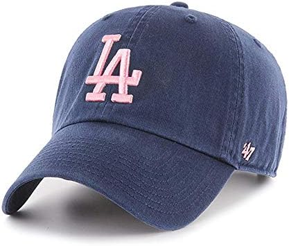 '47 MLB Navy Pink limpe a tampa do chapéu ajustável, um tamanho adulto