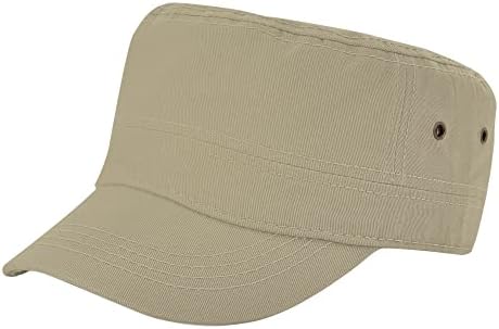 UNISSISEX Cotton Topo de algodão plano sólido Cadete militar Cap boné Hat Hat Hats For Men Mulheres