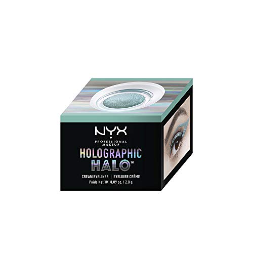 NYX Professional Makeup holográfica halo Cream Eyeliner, algodão doce