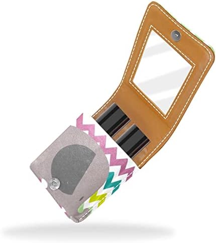 Caixa de batom de Guerotkr, organizador de batom de Lip Lip Gloss com espelho, Mini Lipstick Surfal, elefante