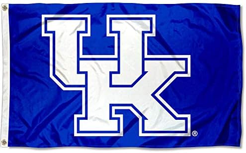Kentucky Wildcats New UK Flag e USA 3x5 Flag Set