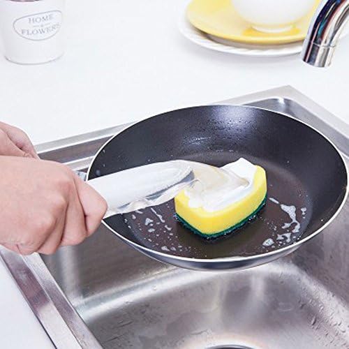Escova de rejunte com alça longa reabilitação de sabonete de cozinha lavagem de cozinha lavagem lavagem de cozinha de dispensador limpo ， jantar e bar