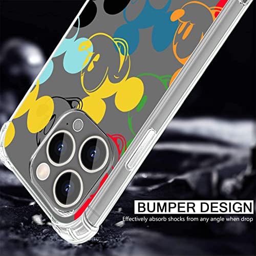 Suntonio projetado para iPhone 13 Pro Max Case [Never Yellow] Tampa de telefone protetora clara e à prova de choques