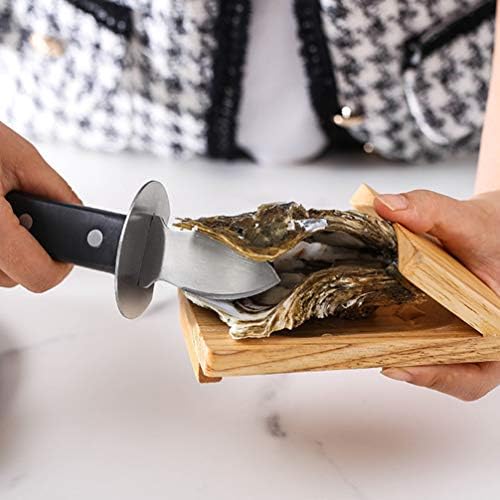 DOITOOL Wood Oyster Glamp Oyster Shucking Clamp Oyster Tool Tool Tool Oyster Oycking Clipe Mão Protetor para Oyster