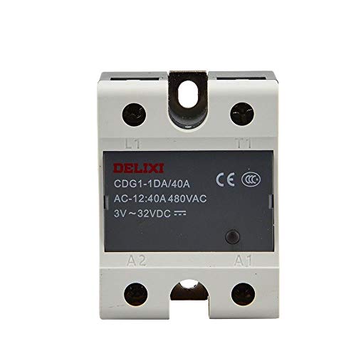 Módulo de retransmissão de estado sólido Delixi CDG1-1DA40A 40A 480V AC SSR Controle