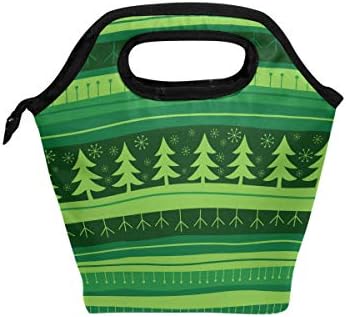 Vipsk Christmas Tree Lunchag Bag Tote Bolsa à prova d'água Bolsa quente mais quente para viagens ao ar livre
