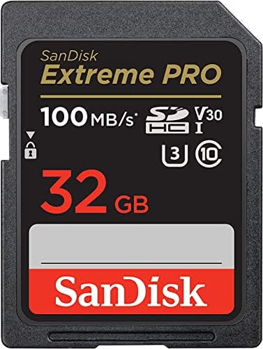 Sandisk 32GB SDHC SD Extreme Pro Memory Card funciona com o pacote de câmera de câmera 10 de câmera de Canon R, RP, M10 Mirrorless