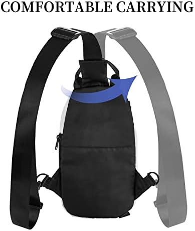 Ognot Explorando o sistema solar Sling impresso Sling Crossbody Backpack Bag Sling Bag para homens, para viagens ao