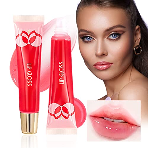 Xiahium Rouge coelho Rouge Rouge Glassy Gloss Candy Color Lip Gloss Lip Glaze Hidratante Vidro Glass Lip Gloss Candy Glos