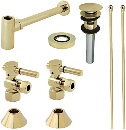 Kingston Brass CC43102DLVOKB30 Kit de acabamento em encanamento Trimscape