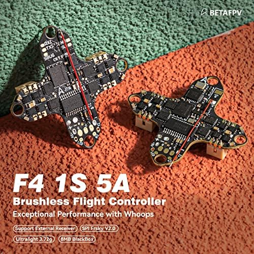 Betafpv F4 1S 5A AIO Brushless Flight Controller com receptor SPI FRSKY embutido, 8MB BlackBox, conector de cabo BT2.0 para 65/75mm