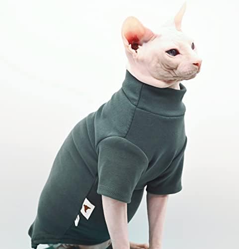 Roupas de gato Duomasumi Sphynx Auto-aquecedor de roupas íntimas térmicas quentes sem pêlos para esfínx, Devon, Cornish Cat Roupos e Small Kitten and Dogs