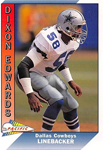 1991 Pacific Football 573 Dixon Edwards RC ROOKIE CART